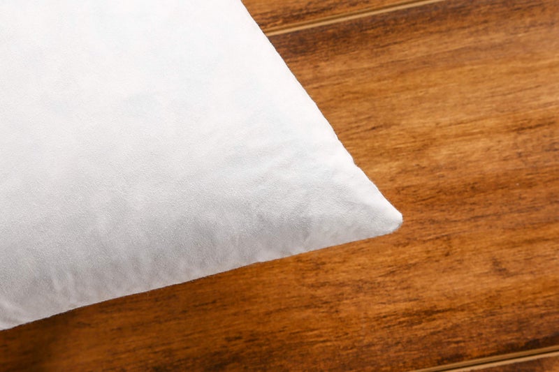 JA COMFORTS 20Ã—20 Premium Goose Down Feather Throw Pillow Inserts(Set of 2)-5% Down Filling,High Filling Weight,250 TC Cotton Cover, Square, White - Image 4